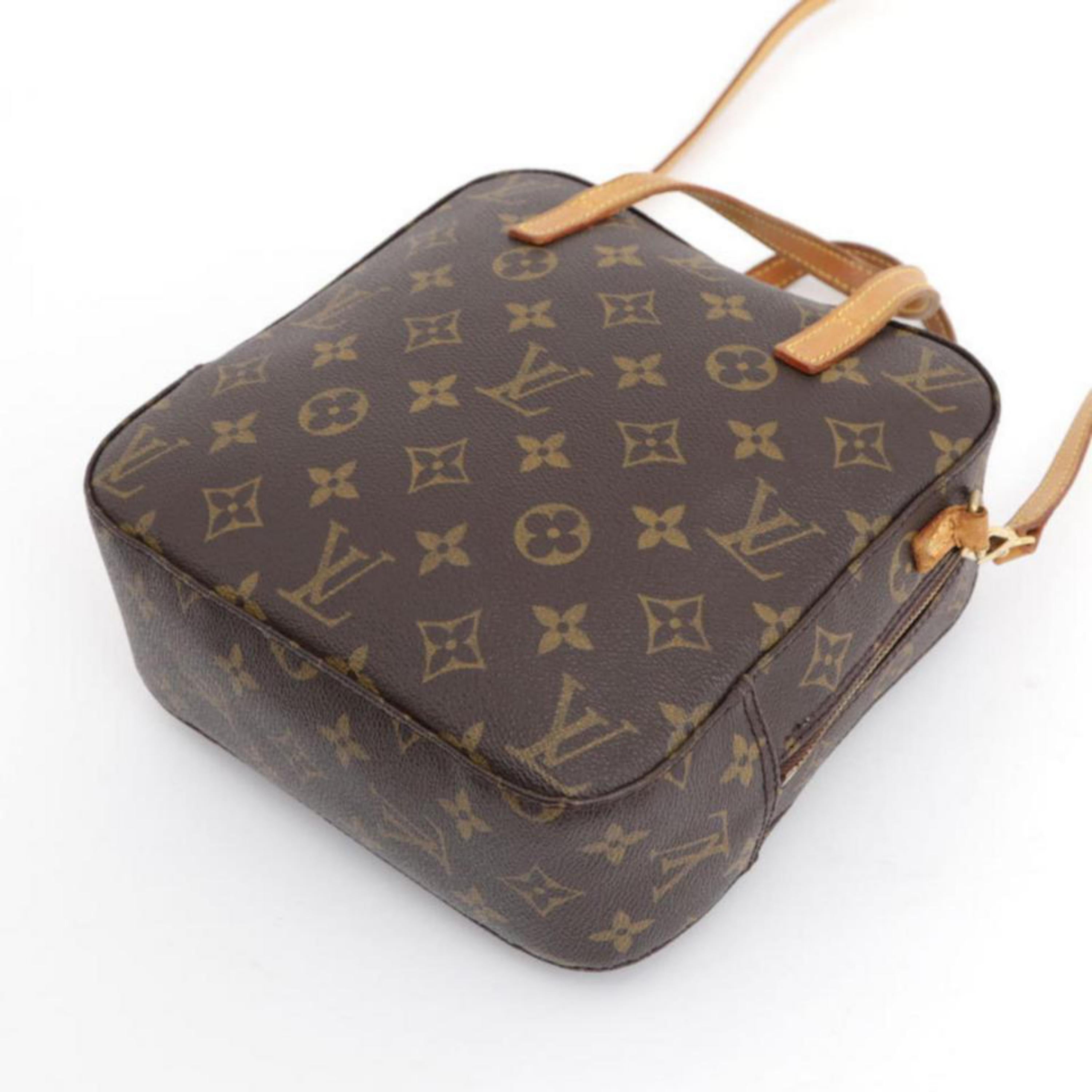 Louis Vuitton Spontini Monogram 2way 231622 Brown Canvas Shoulder Bag 1