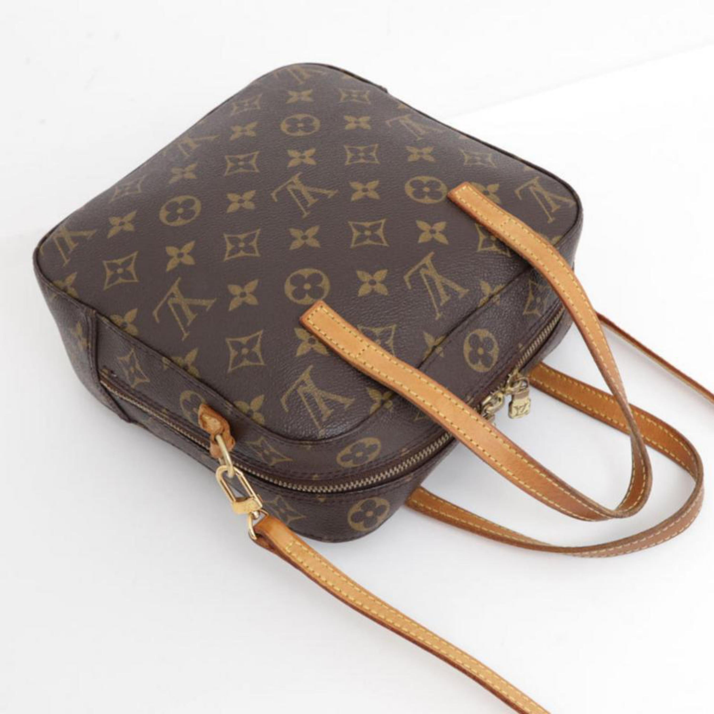Louis Vuitton Spontini Monogram 2way 231622 Brown Canvas Shoulder Bag 3