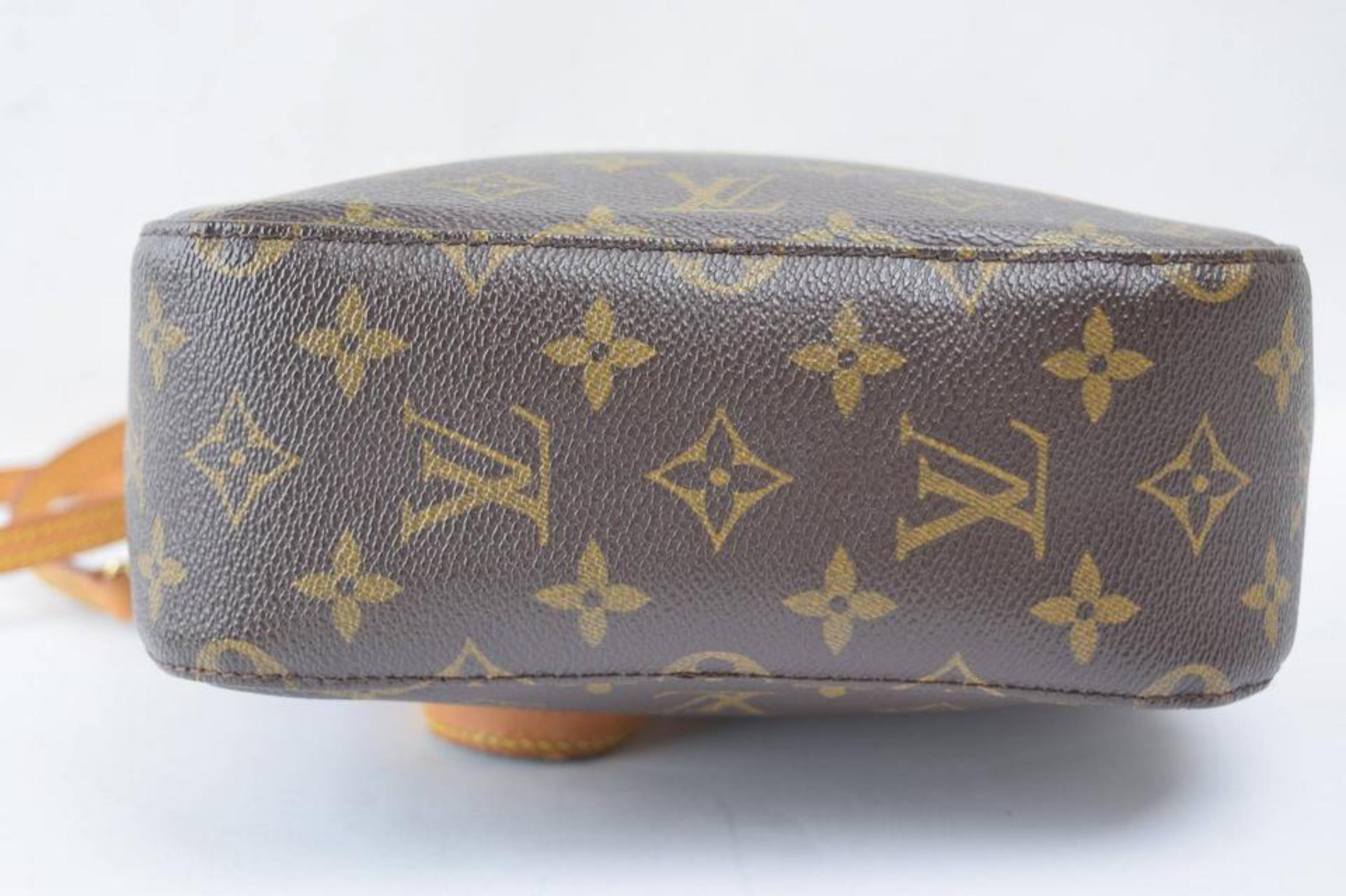 Louis Vuitton Spontini Monogram 2way 868798 Brown Coated Canvas Shoulder Bag For Sale 2