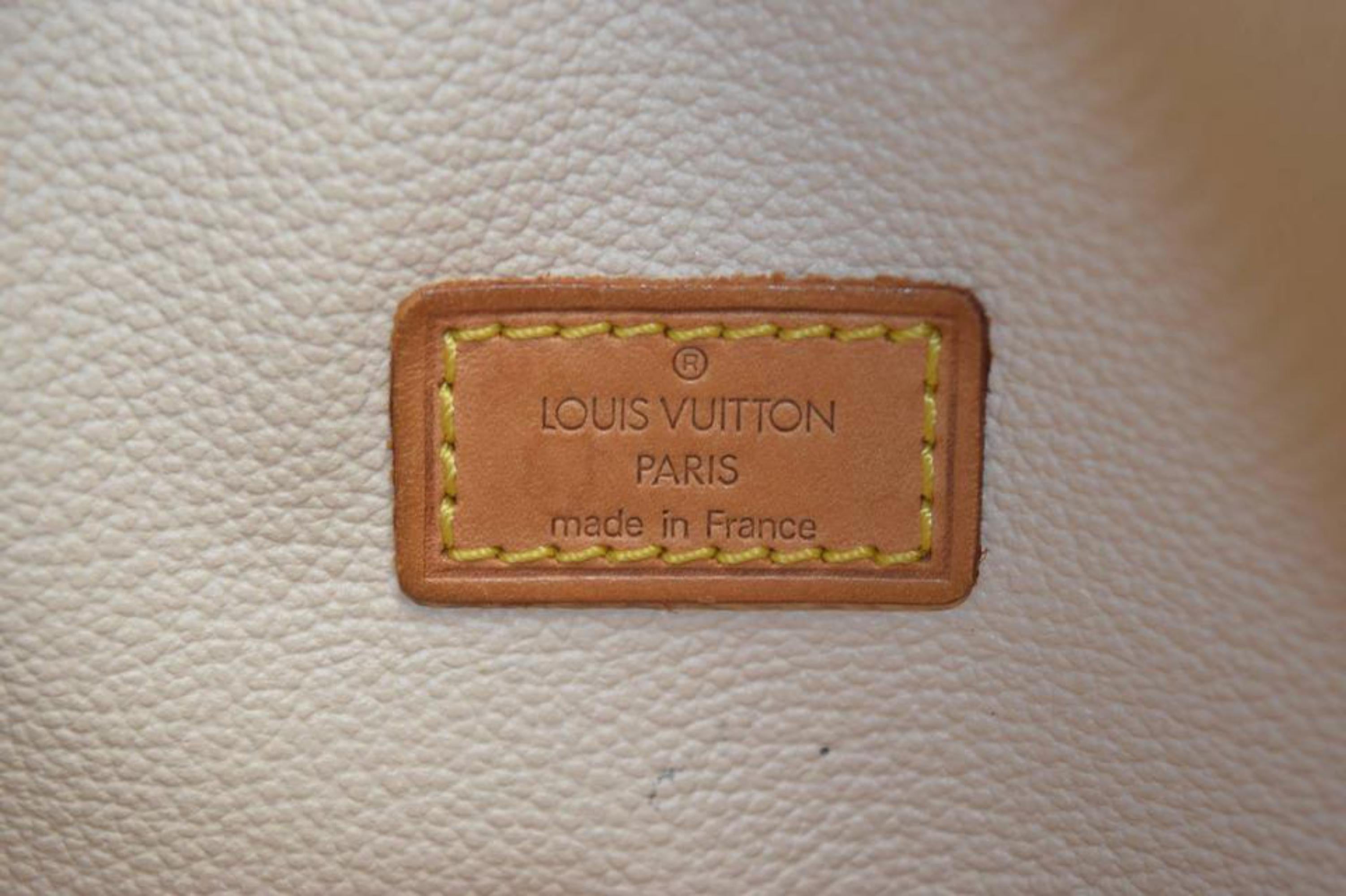 Louis Vuitton Spontini Monogram 2way 868798 Brown Coated Canvas Shoulder Bag For Sale 3