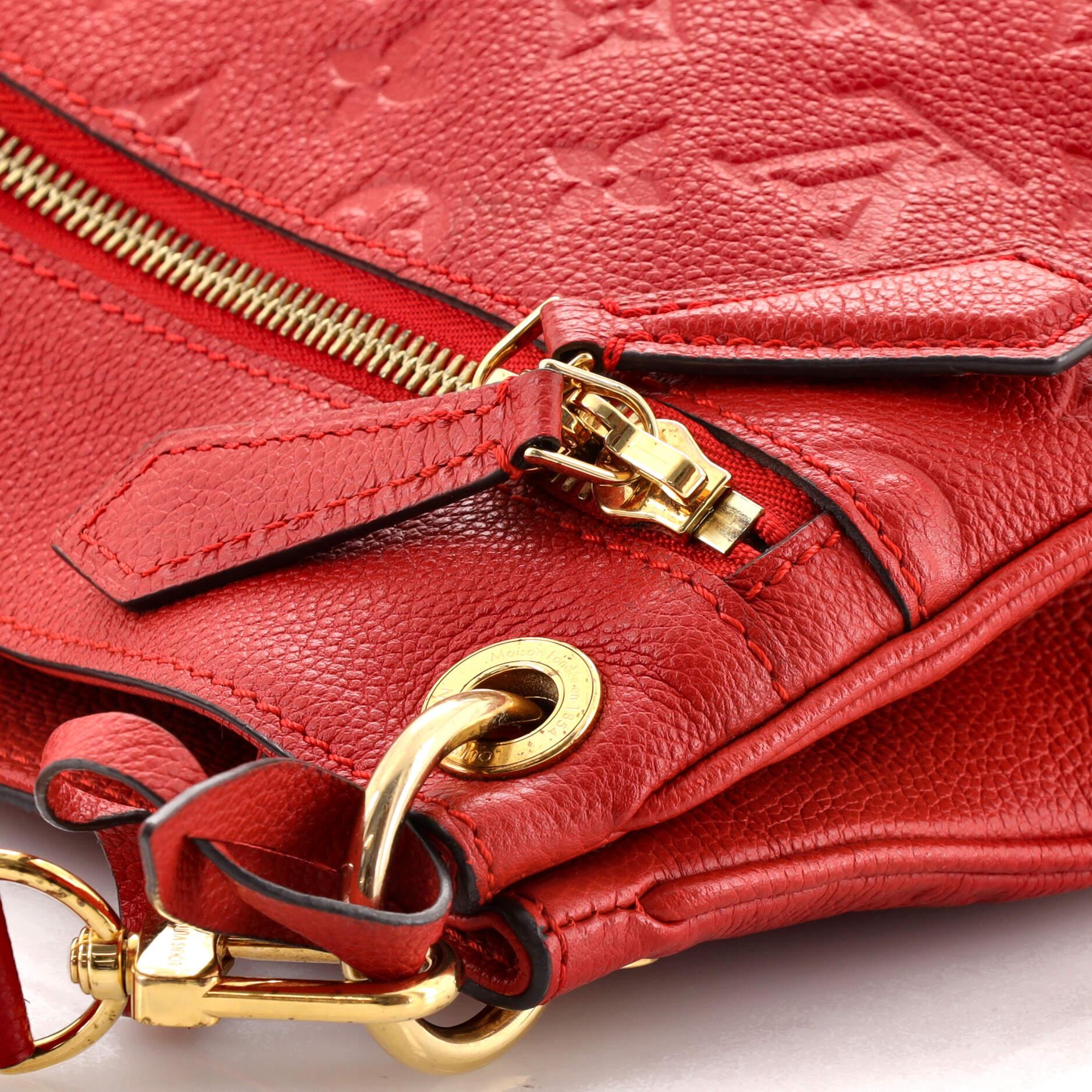 Louis Vuitton Spontini NM Handbag Monogram Empreinte Leather In Fair Condition In NY, NY