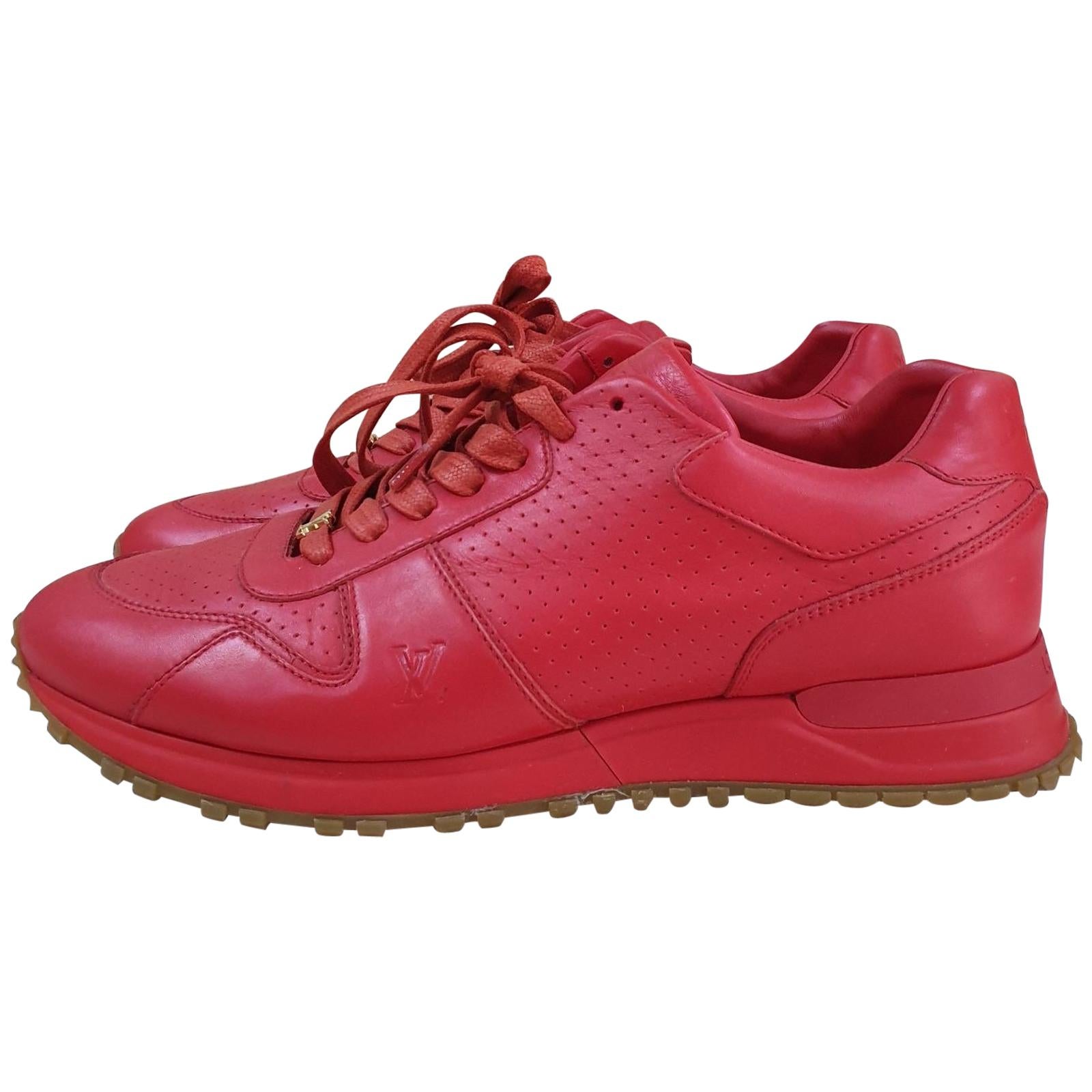 Louis Vuitton Sport Supreme Red Sneakers