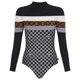Louis Vuitton Bodysuit Brown - 3 For Sale on 1stDibs