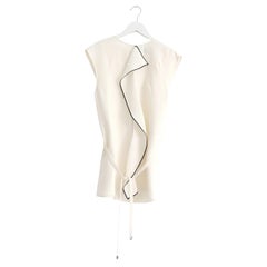 Louis Vuitton Spring 2016 Ruffle Front Tie Belt Blouse