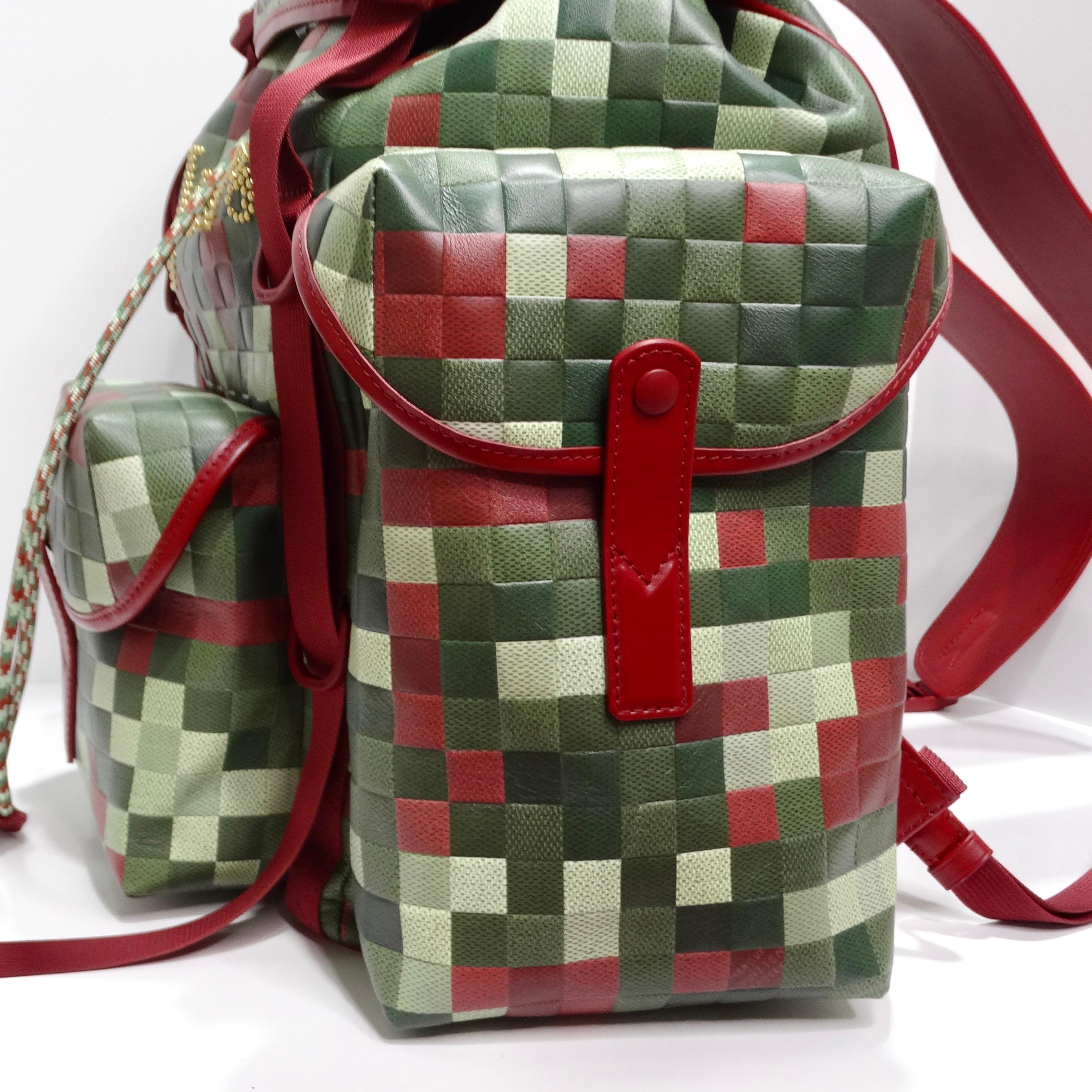Louis Vuitton Spring 2024 Limited Edition Numbered Camouflage Damier Backpack For Sale 8