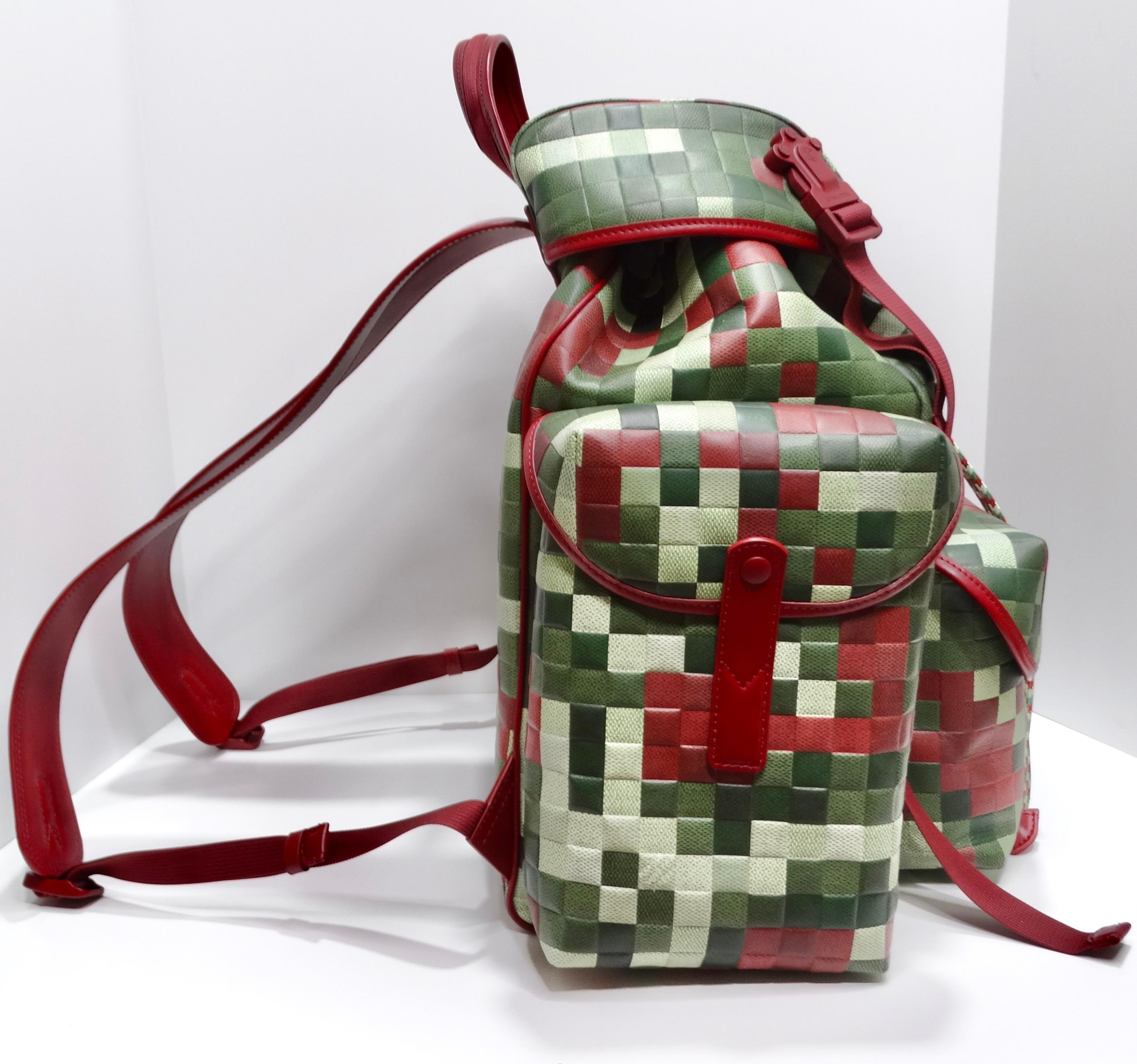 Louis Vuitton Spring 2024 Limited Edition Numbered Camouflage Damier Backpack For Sale 3