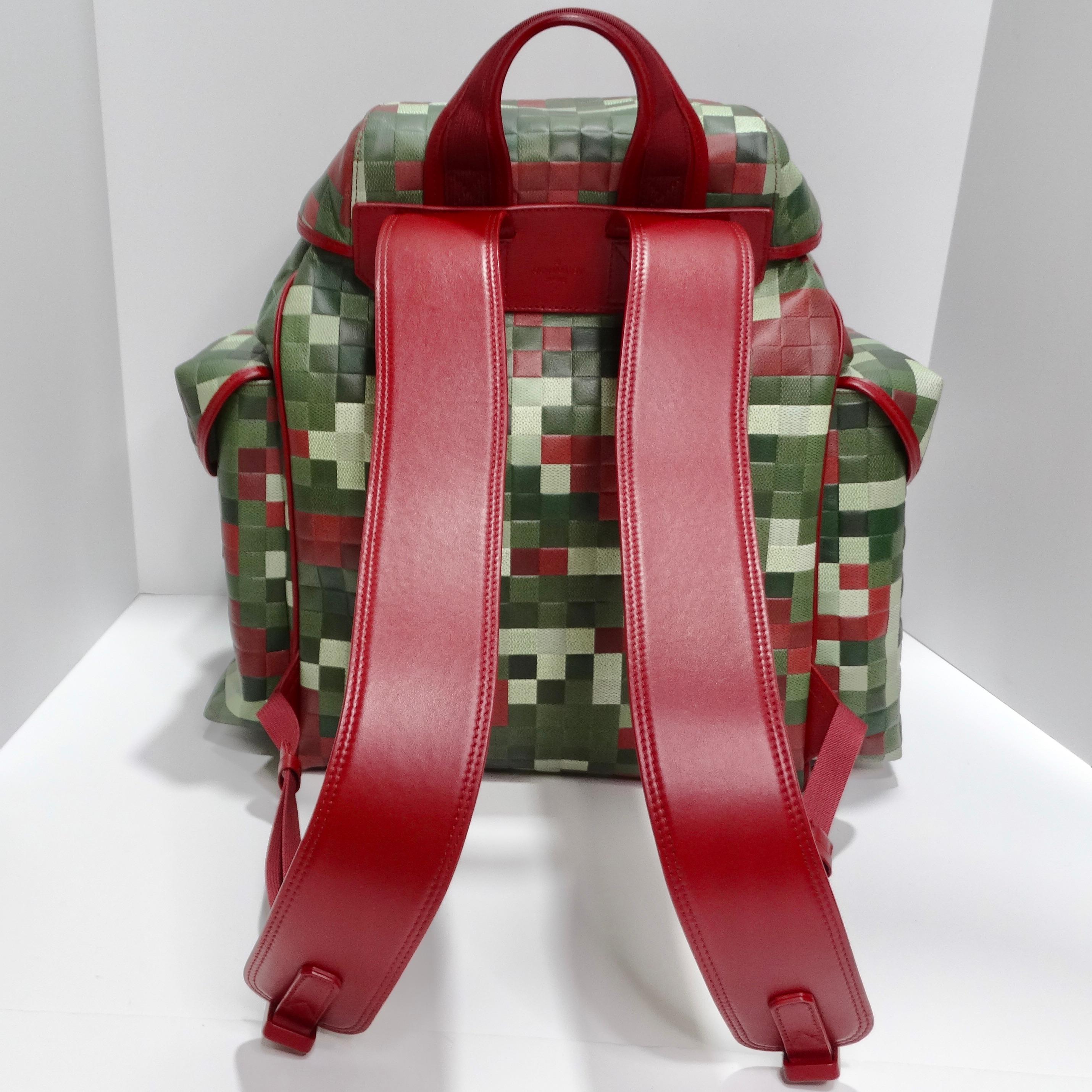 Louis Vuitton Spring 2024 Limited Edition Numbered Camouflage Damier Backpack For Sale 5