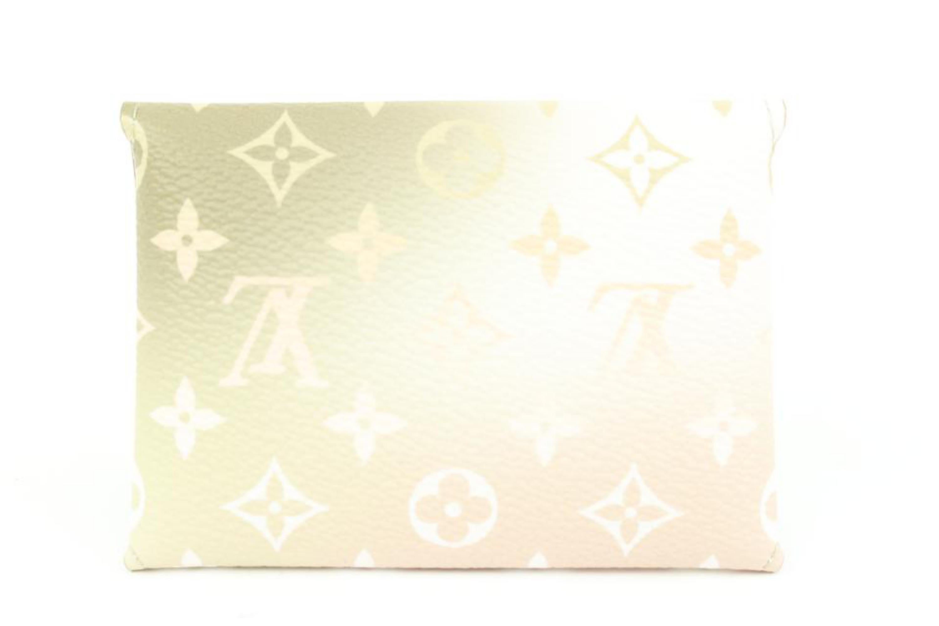 Women's Louis Vuitton Spring in the City Khaki Kirigami PM Envelope Pouch 1lv66a