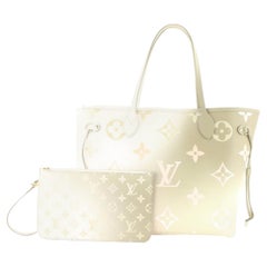 Louis Vuitton Spring in the City Monogram Khaki Sunrise Neverfull MM 85lk826s