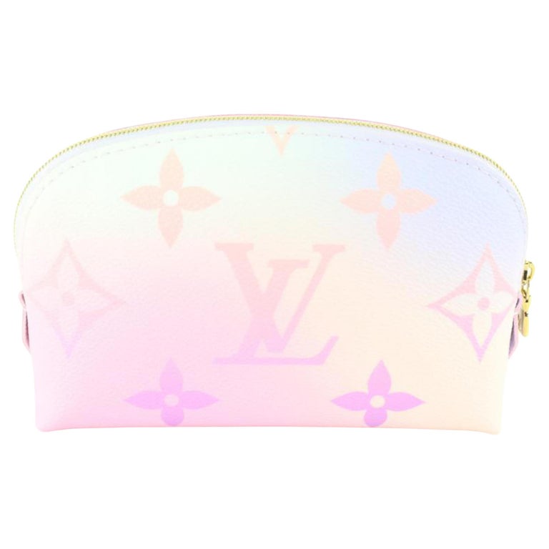 Louis Vuitton Cosmetic Bag Pouch Sunrise Pastel Pink Limited Edition