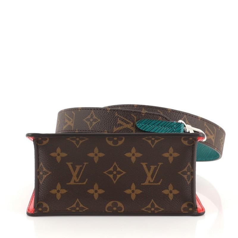 Women's or Men's Louis Vuitton Spring Street NM Handbag Monogram Vernis with Monogram Canv