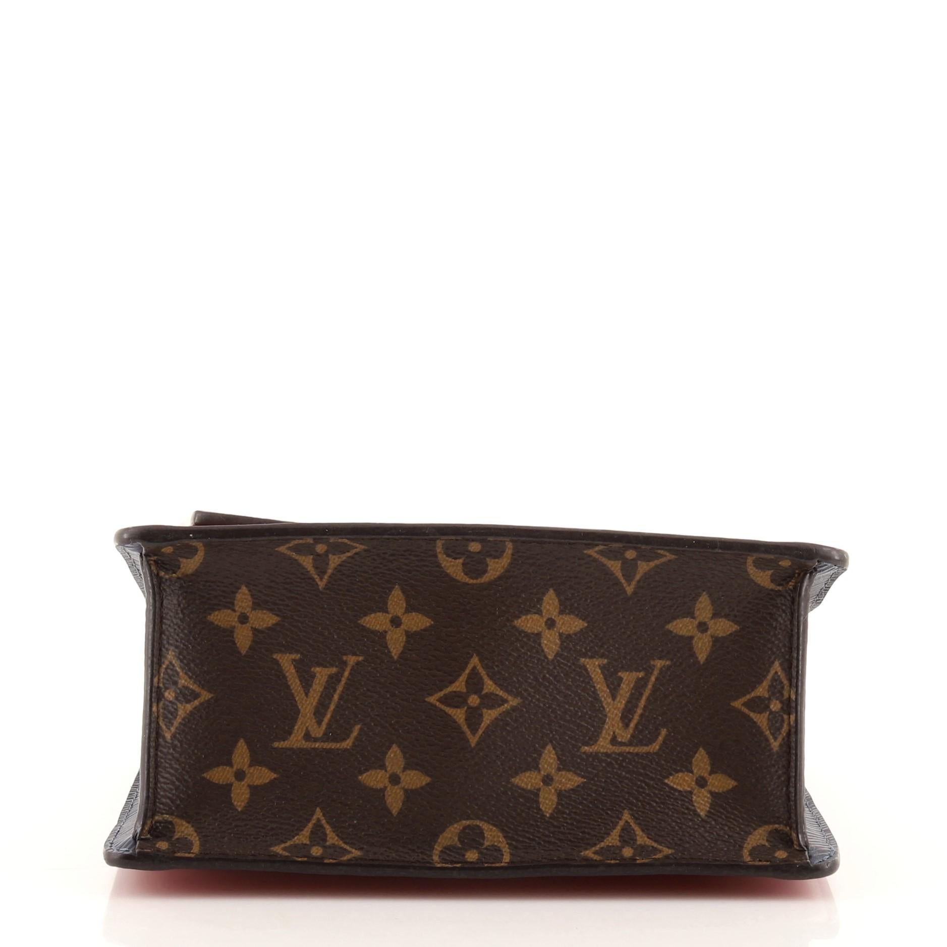Louis Vuitton Spring Street NM Borsa Monogram Vernis con Monogram Canvas In condizioni buone a NY, NY