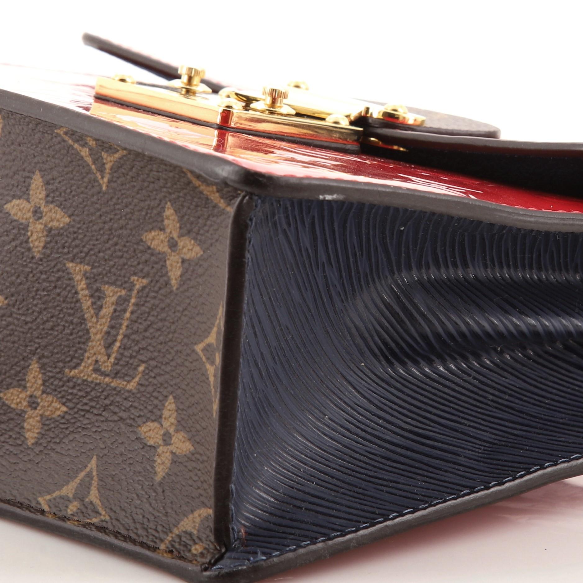 Louis Vuitton Spring Street NM Borsa Monogram Vernis con Monogram Canvas 1