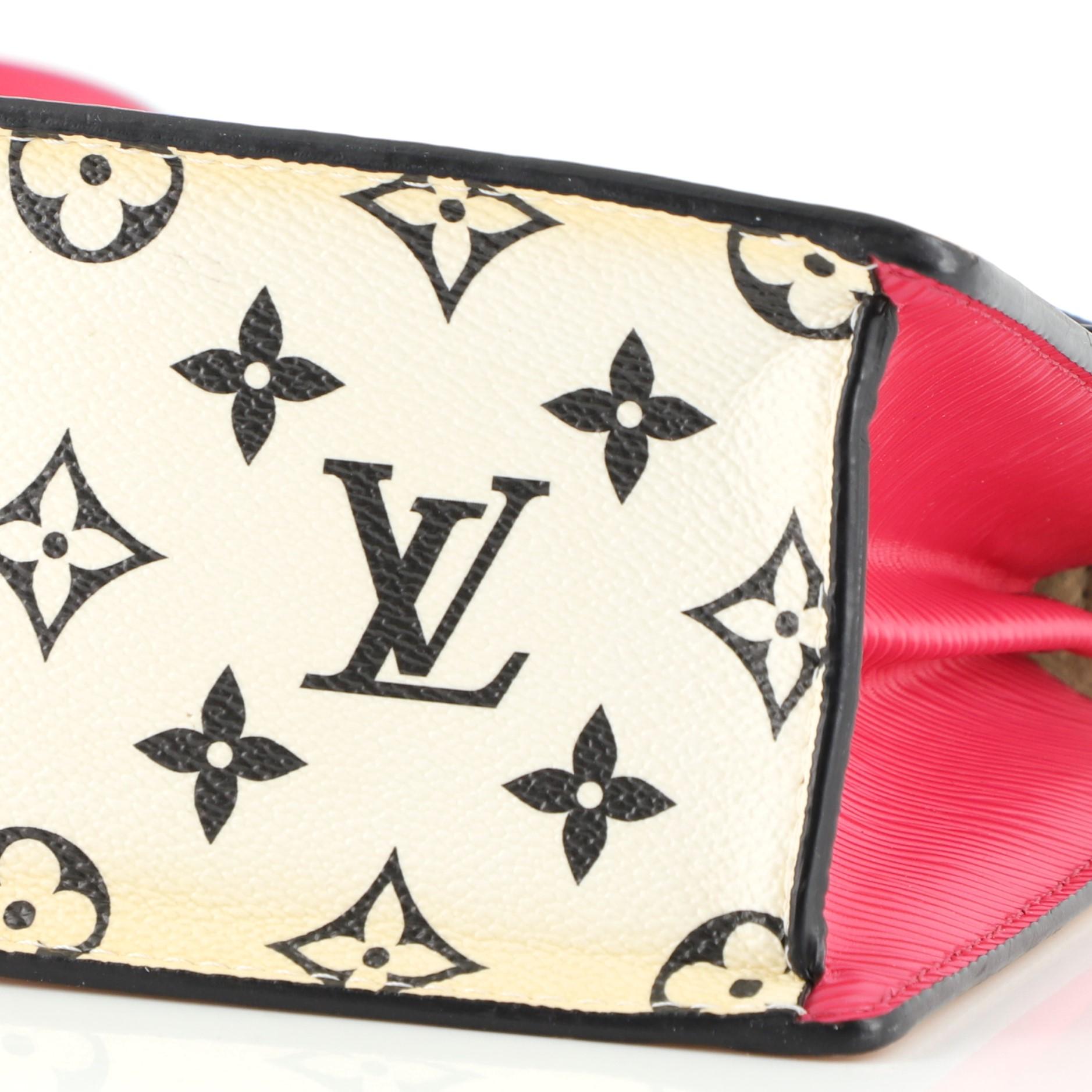 Louis Vuitton Spring Street NM Handtasche Monogramm Vernis mit Monogramm Segeltuch 4