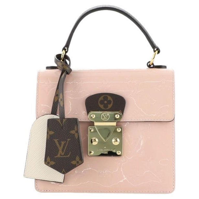 Handbags Louis Vuitton Louis Vuitton Spring Street Bag w/ Strap in Black 'Vernis' Patent Leather
