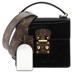 Louis Vuitton Spring Street NM Handtasche Monogramm Vernis mit Monogramm Segeltuch 