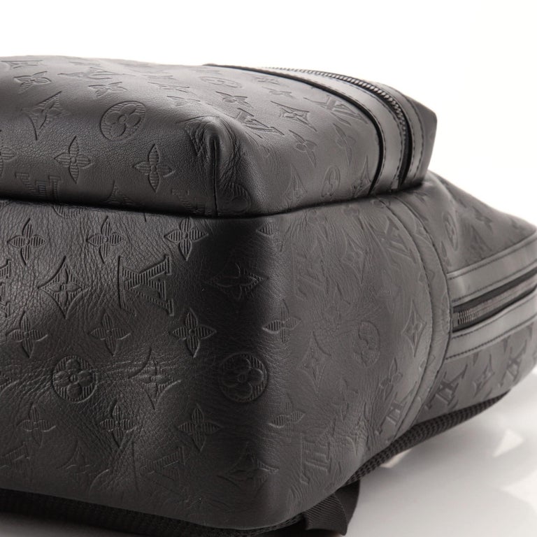 Pre-owned Louis Vuitton Black Monogram Shadow Sprinter Backpack