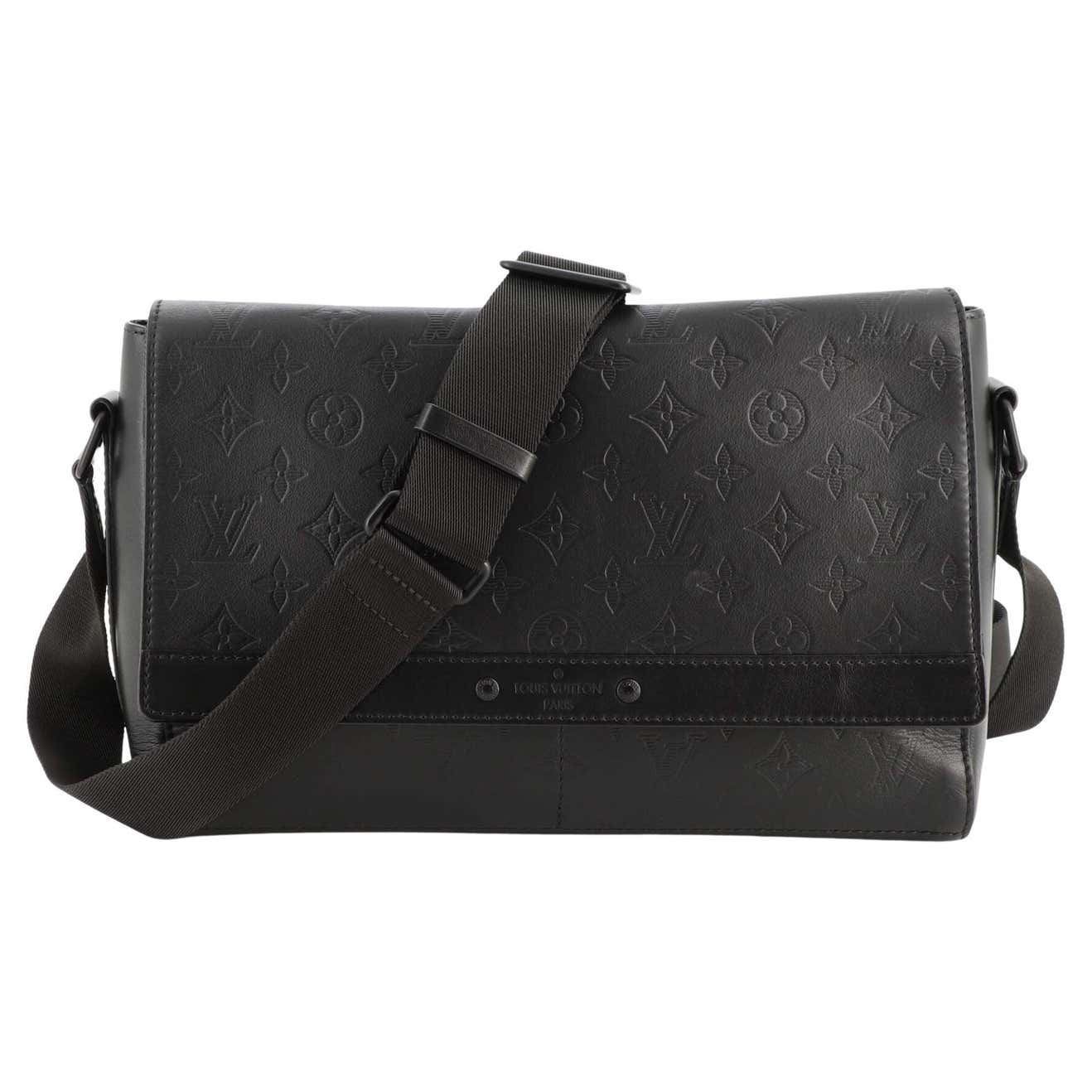 Louis Vuitton Sprinter Messenger Bag Monogram Shadow Leather at 1stDibs