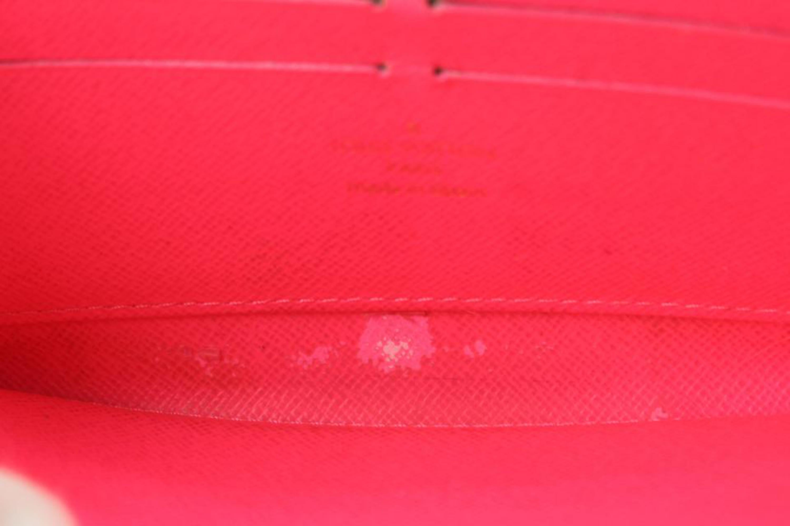 Louis Vuitton Sprouse Pink Monogramm Graffiti Zippy Brieftasche mit langem Reißverschluss 10L830a im Angebot 4