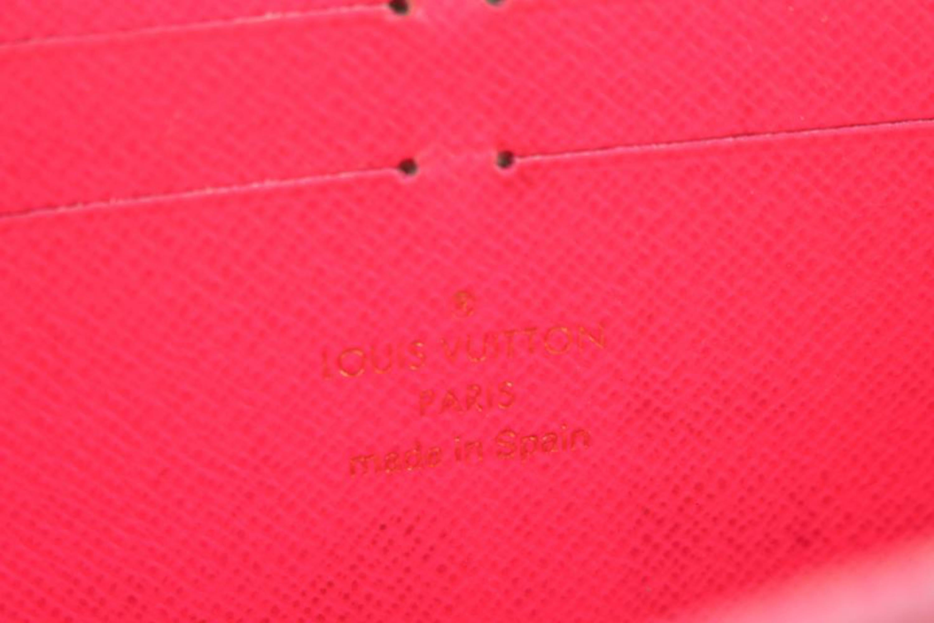 Louis Vuitton Sprouse Pink Monogram Graffiti Zippy Wallet Long Zip 10L830a For Sale 2