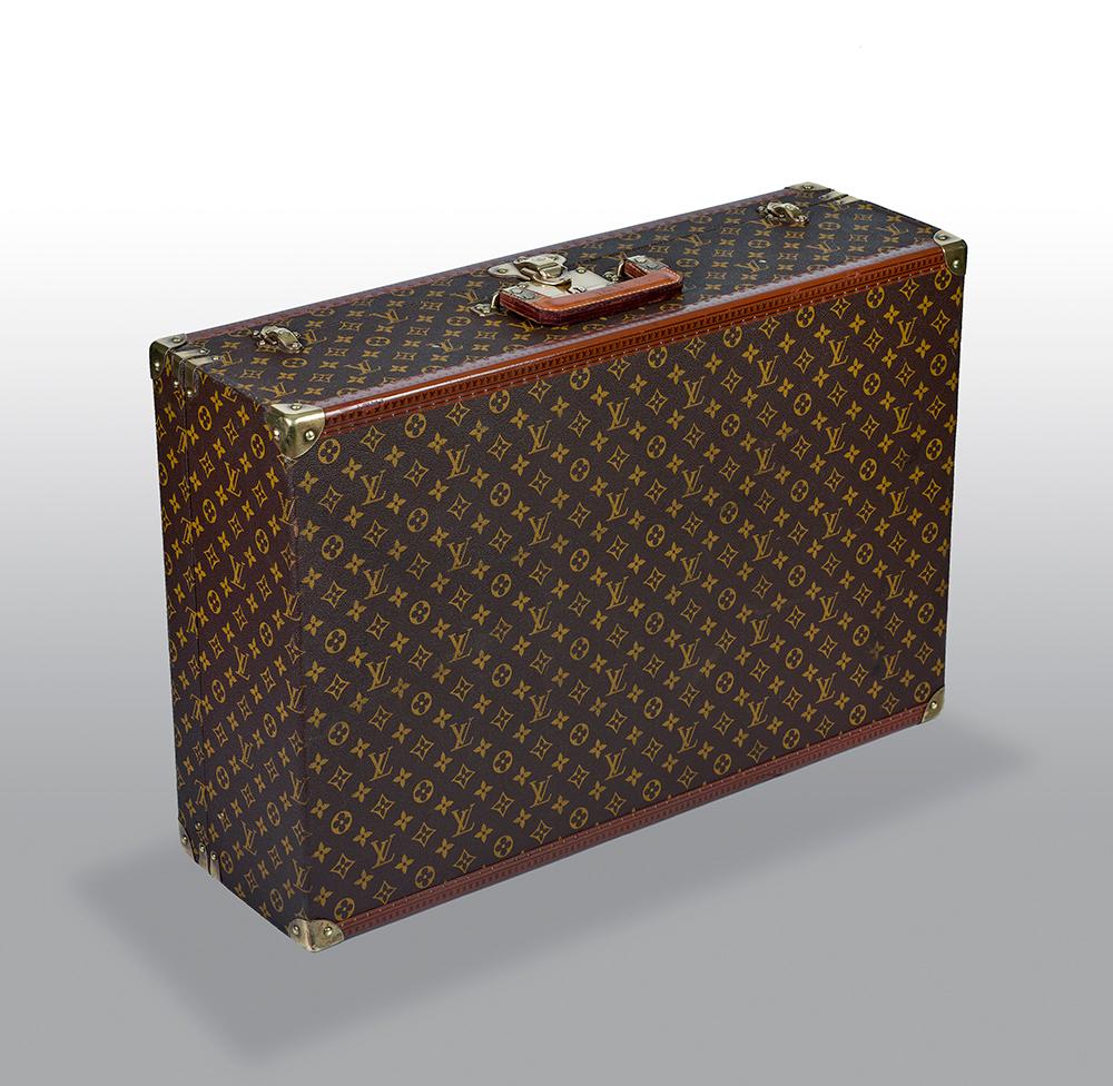 Louis Vuitton Square Handled Alzer 70 Trunk In Good Condition In Uckfield, Sussex