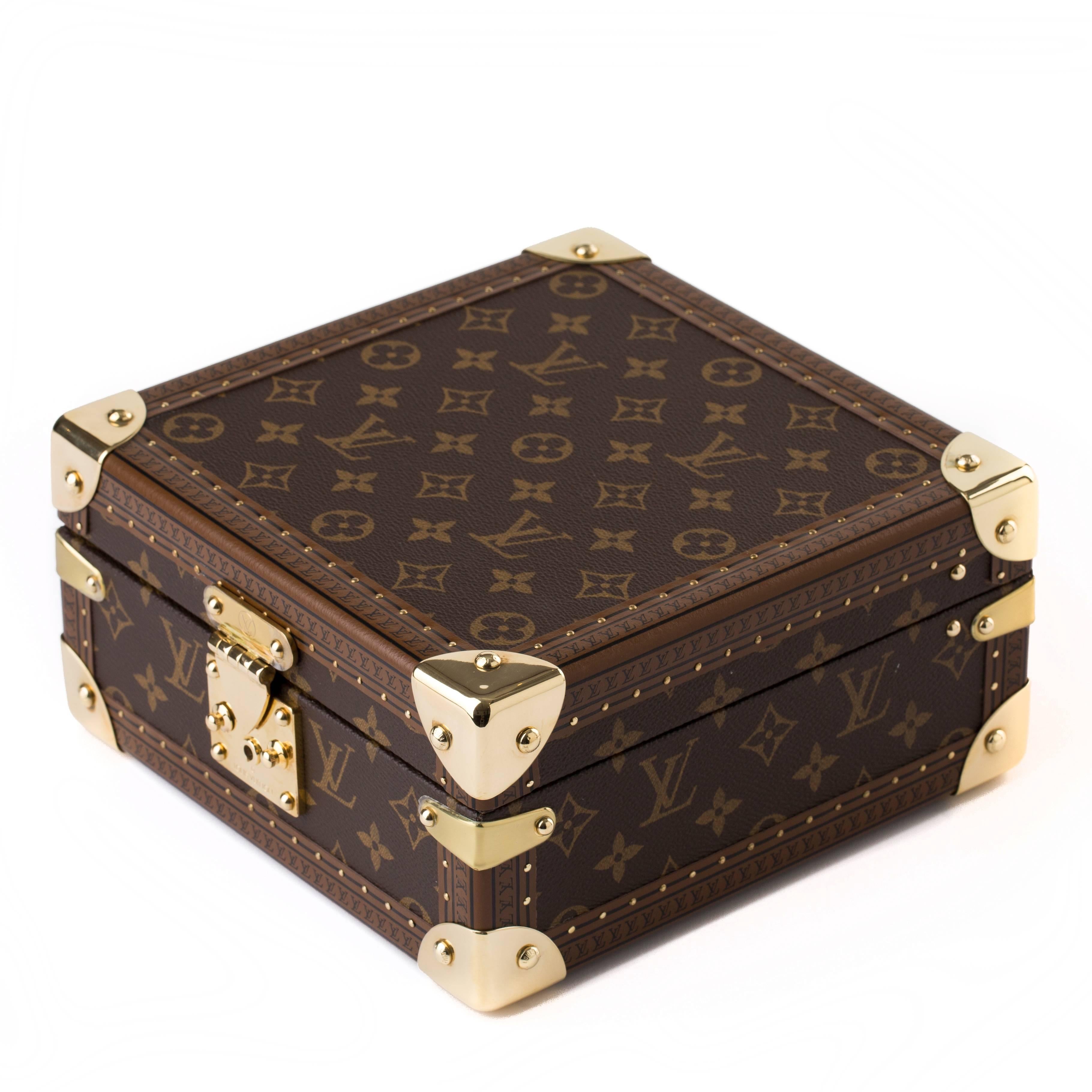 French Louis Vuitton Square Jewelry Case