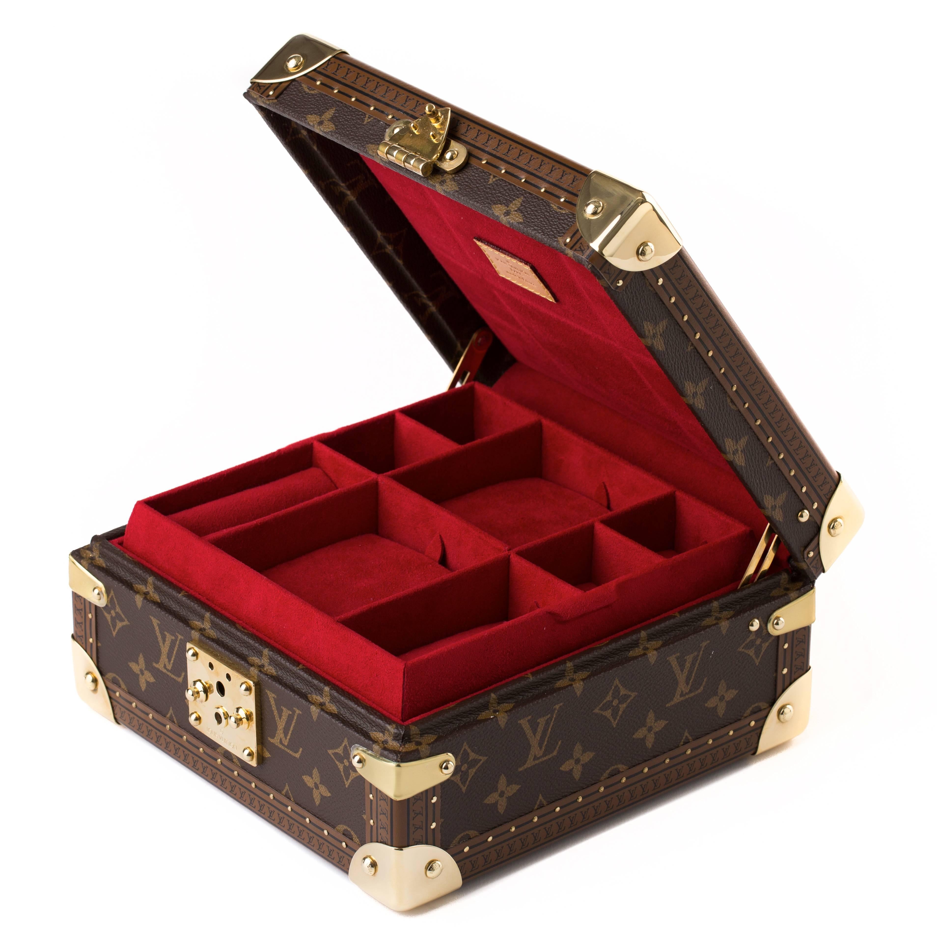 Louis Vuitton Square Jewelry Case In Good Condition In Double Bay, NSW