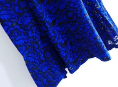 Louis Vuitton SS17 Blue Flocked Dress