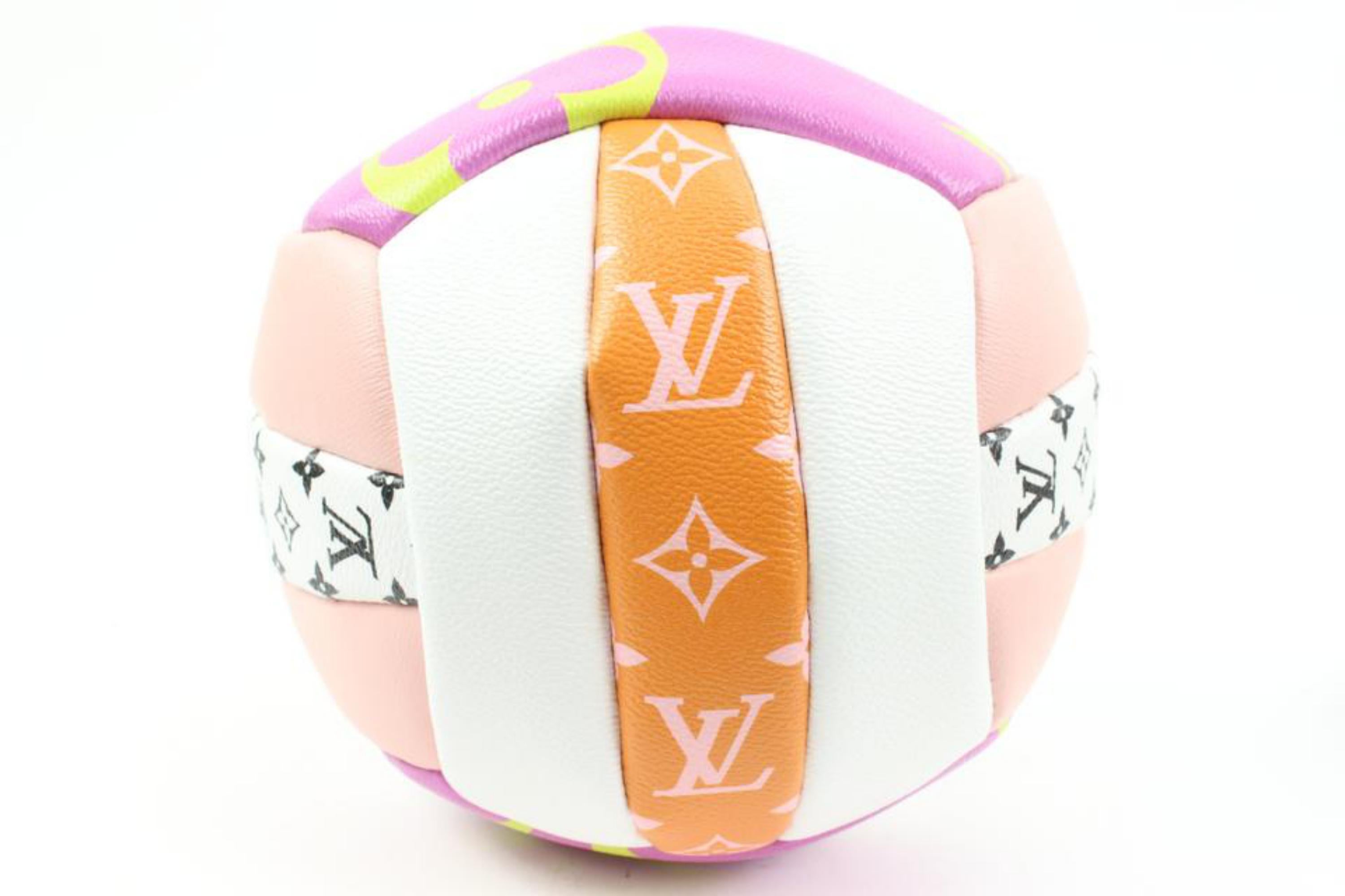 Louis Vuitton SS20 Limited Rosa x Orange Monogramm Riesen-Volleyball 121lv43 für Damen oder Herren im Angebot