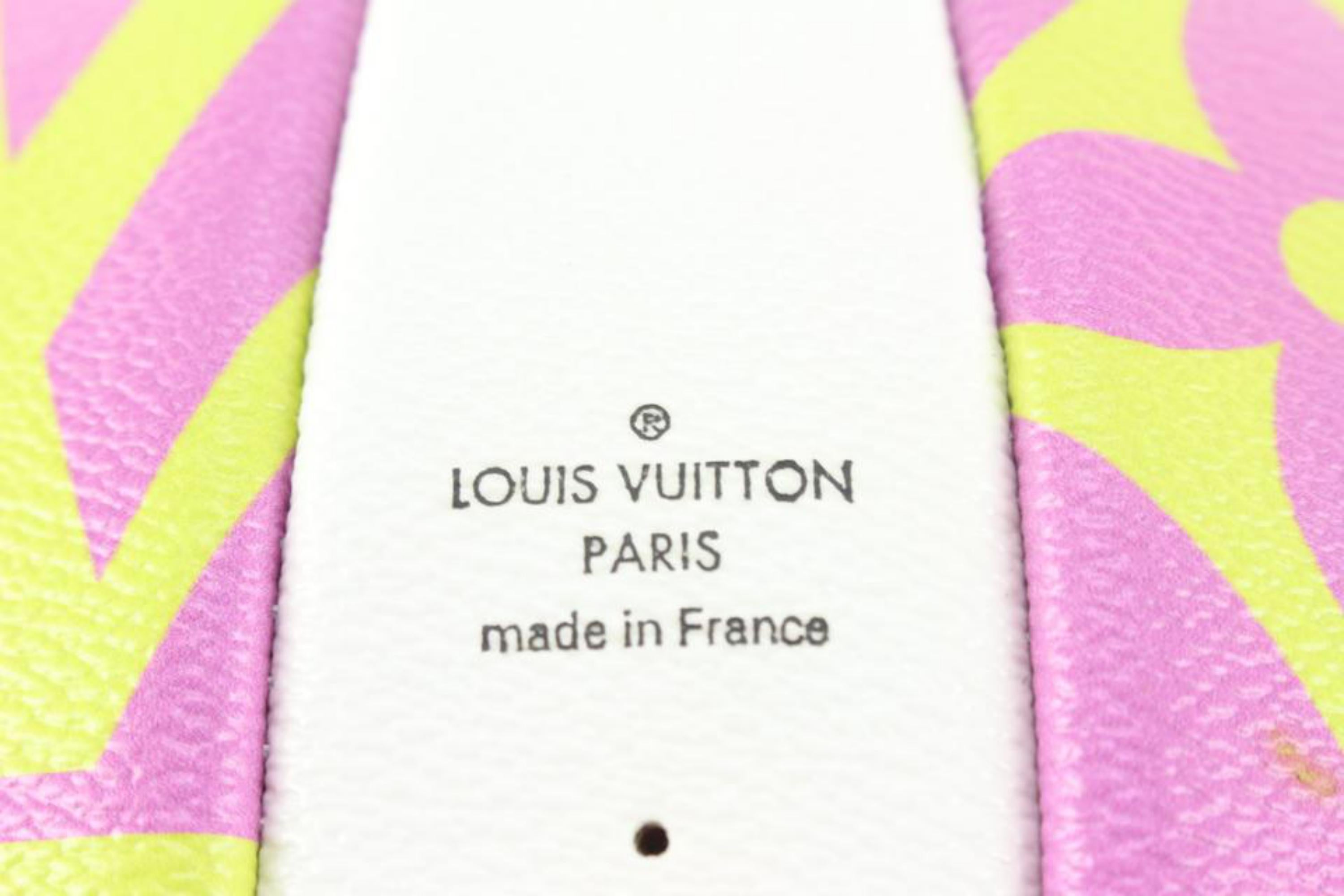 Louis Vuitton - Sac à main « Giant Volleyball » avec monogramme rose et orange, collection SS20, 39lk62s en vente 4