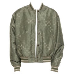 LOUIS VUITTON SS2024 Monogram Bomber technical jacquard bomber jacket FR52 XL