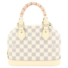 Louis Vuitton SS22 Limited Damier Azur Alma BB Crossbody s330lk20