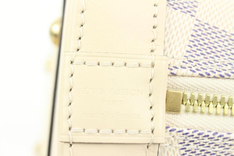 Louis Vuitton Damier Azur Braided Alma BB - Neutrals Handle Bags, Handbags  - LOU666692
