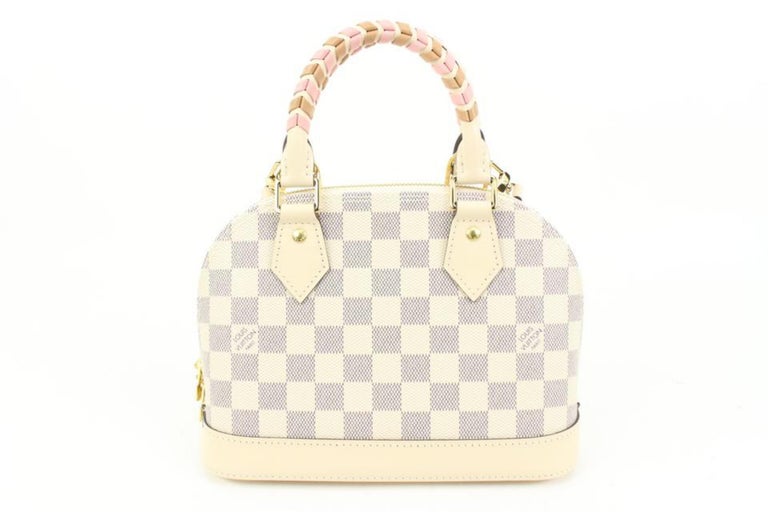 Louis Vuitton Damier Azur Braided Alma BB - White Handle Bags, Handbags -  LOU680375