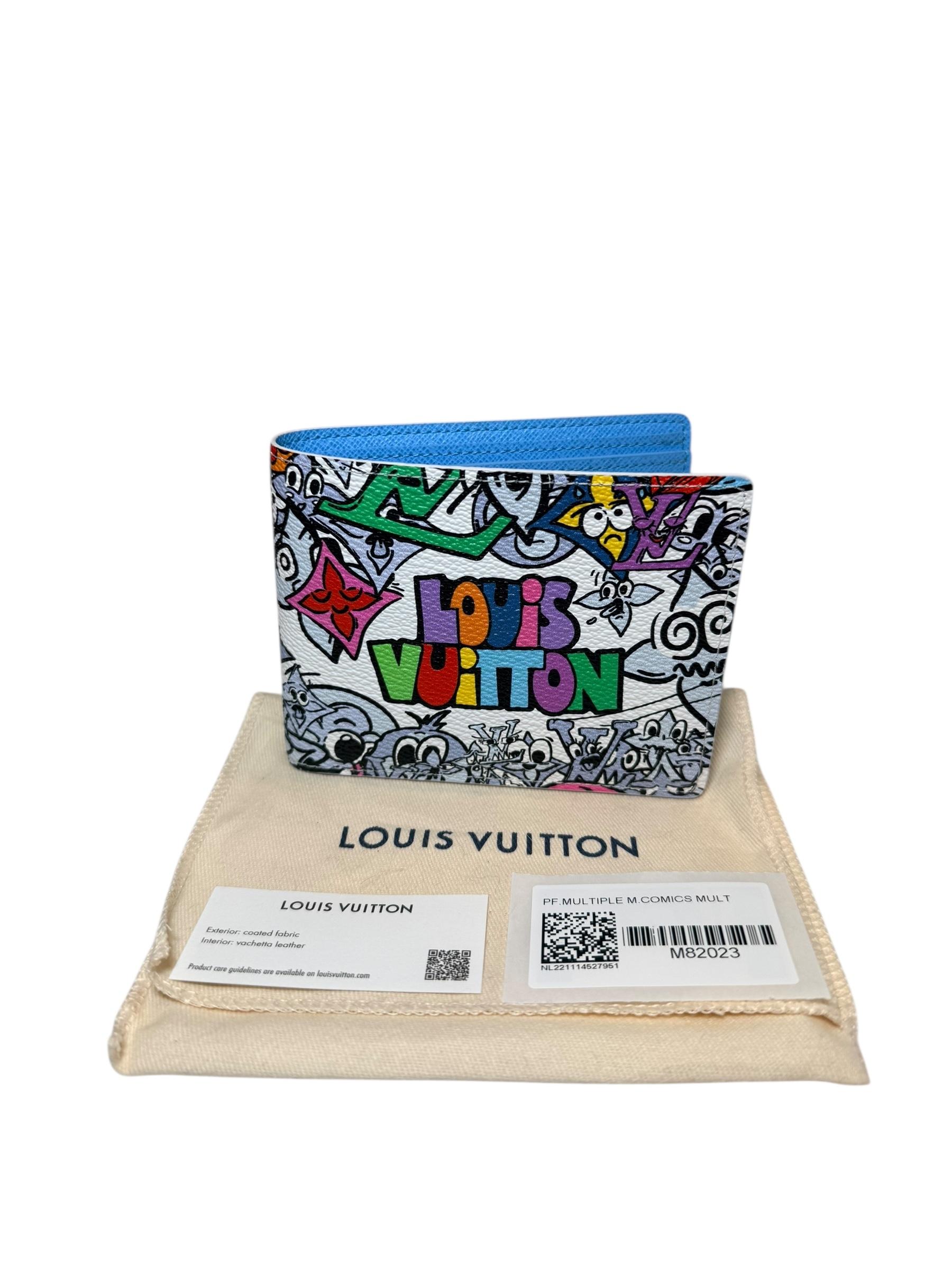 Louis Vuitton SS23 Comics Multiple Wallet, Limited Edition, 2023 — Full Set im Angebot 3