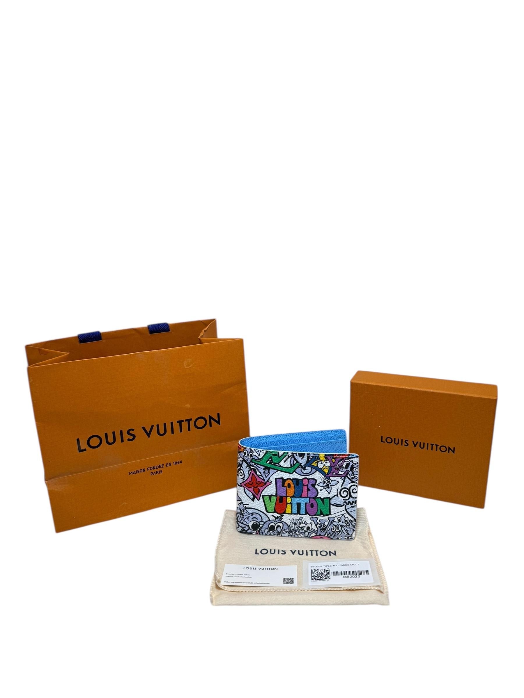 Louis Vuitton SS23 Comics Multiple Wallet, Limited Edition, 2023 — Full Set im Angebot 4