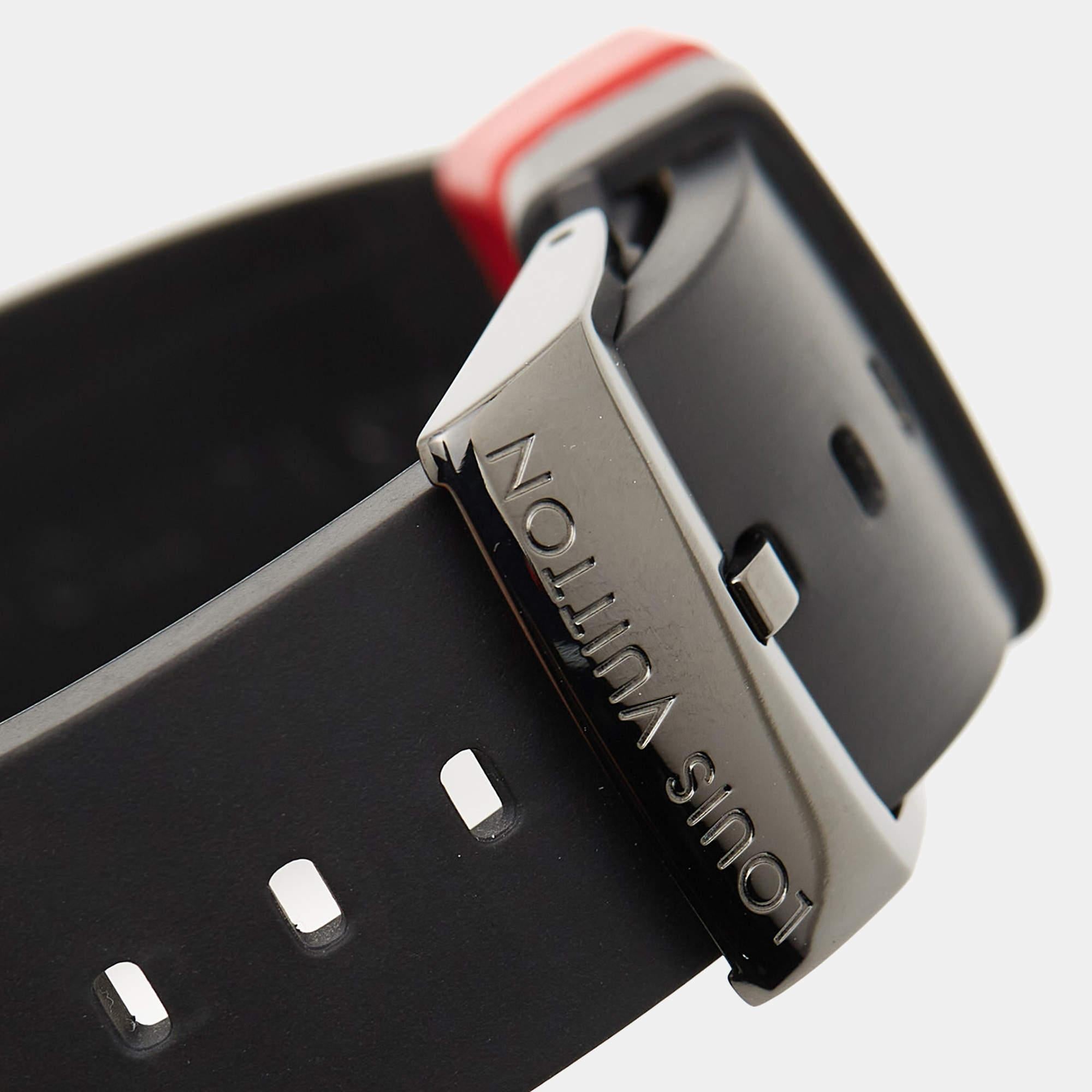 Montre-bracelet pour homme Louis Vuitton 'America's Cup' en caoutchouc inoxydable 44 mm 3