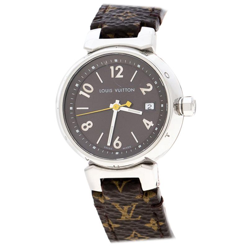 Tambour Eclipse Monogram Canvas Strap - Watches - Traditional Watches
