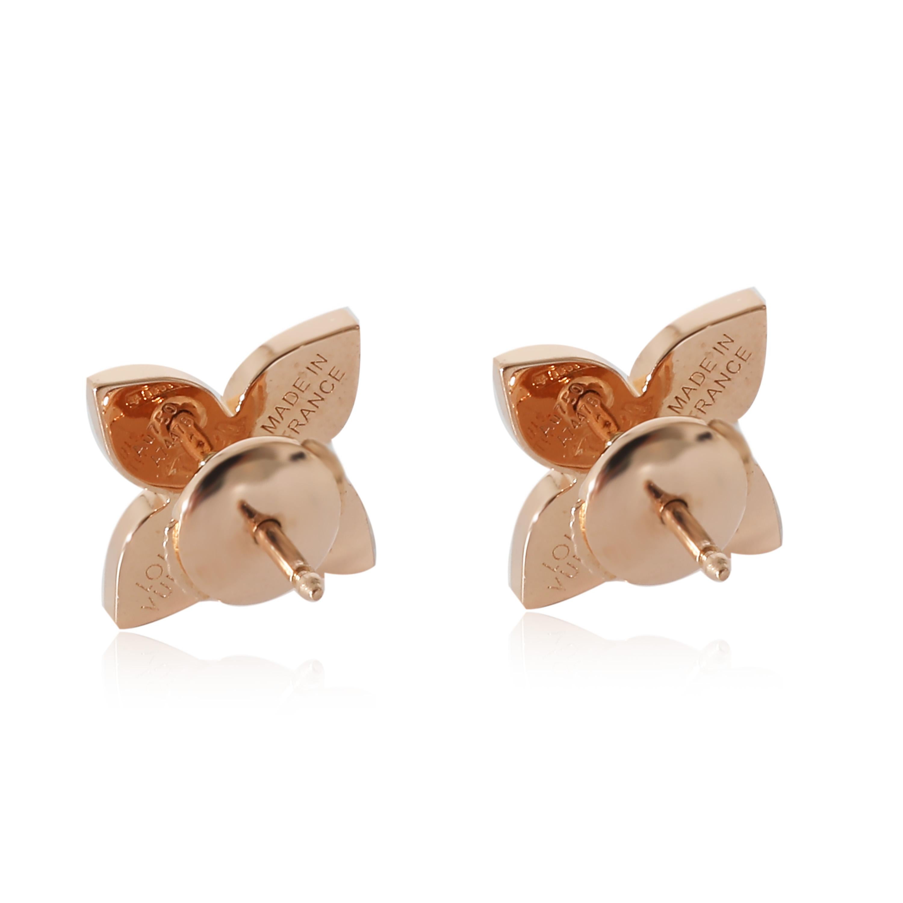 Louis Vuitton Star Blossom Earrings in 18K Rose Gold 0.4 CTW

PRIMARY DETAILS
SKU: 133396
Listing Title: Louis Vuitton Star Blossom Earrings in 18K Rose Gold 0.4 CTW
Condition Description: Retails for 4850 USD. In excellent condition and recently