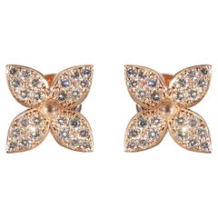 Louis Vuitton Star Blossom Earrings in 18K Rose Gold 0.4 CTW