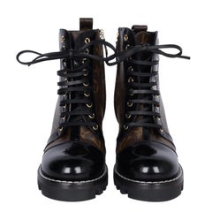 Louis Vuitton Star Trail Ankle Boots 36.5 Monogram Leather