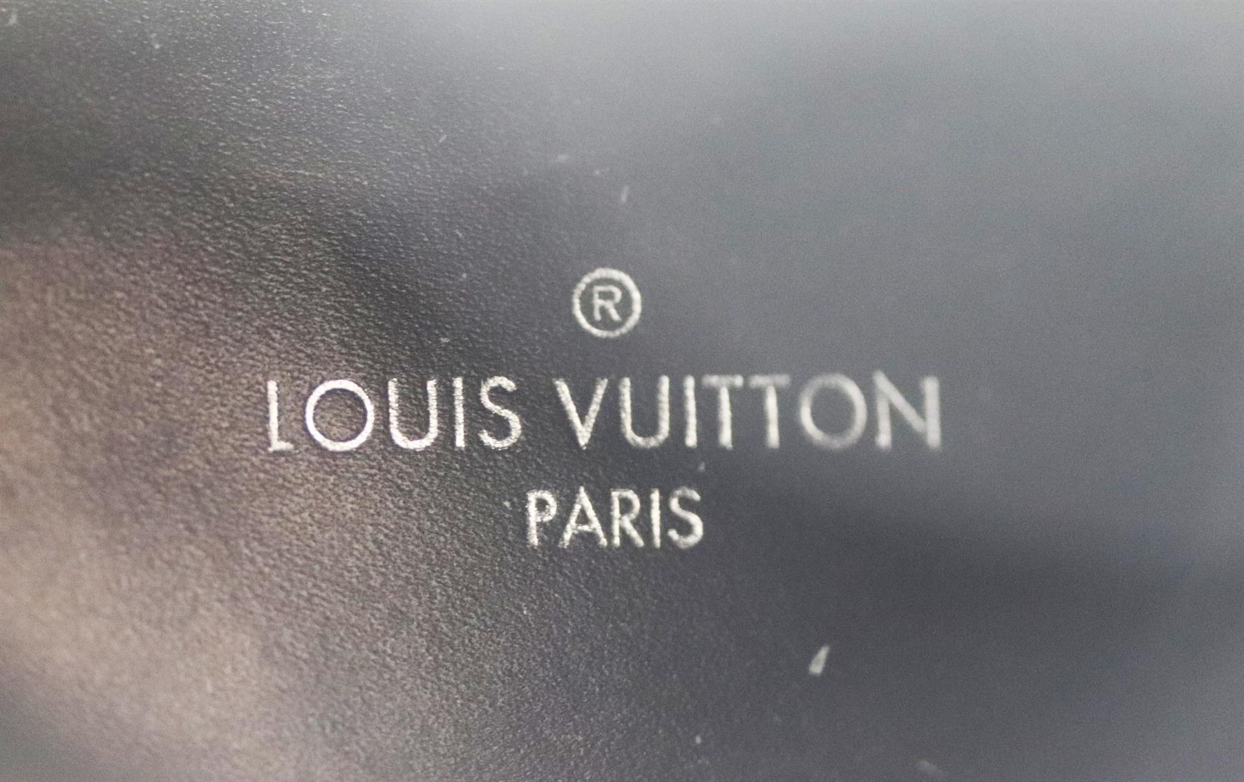Black Louis Vuitton Star Trail Leather Ankle Boots