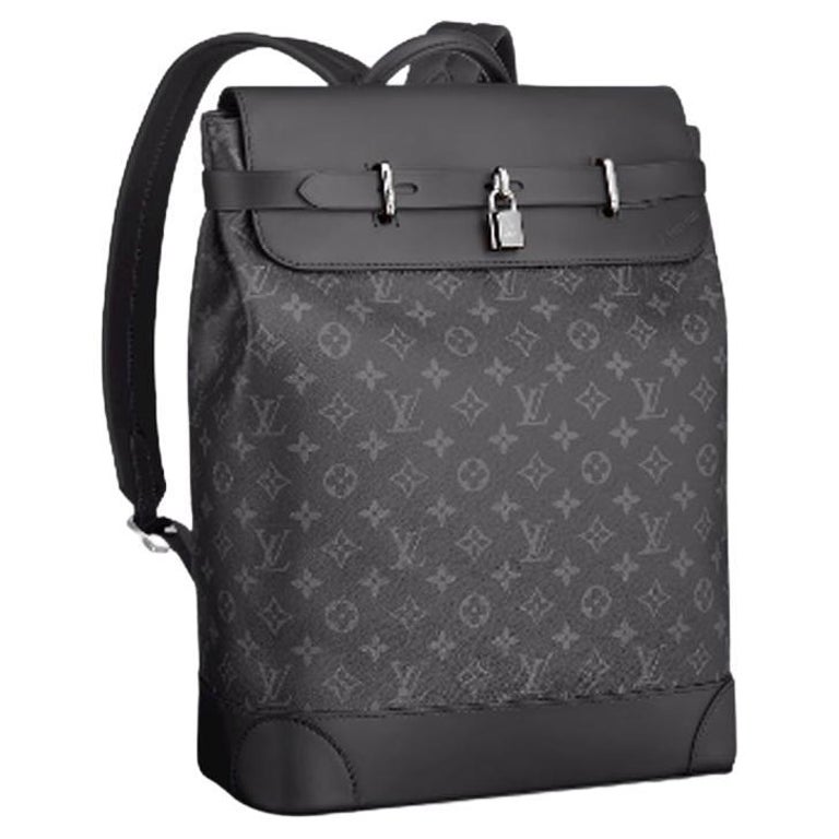 Louis Vuitton Steamer Backpack Black Monogram Eclipse Coated Canvas at  1stDibs