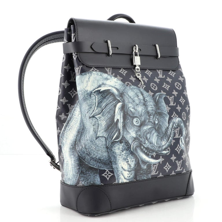 Louis Vuitton Savane Monogram Elephant Chapman Steamer Backpack - modaselle
