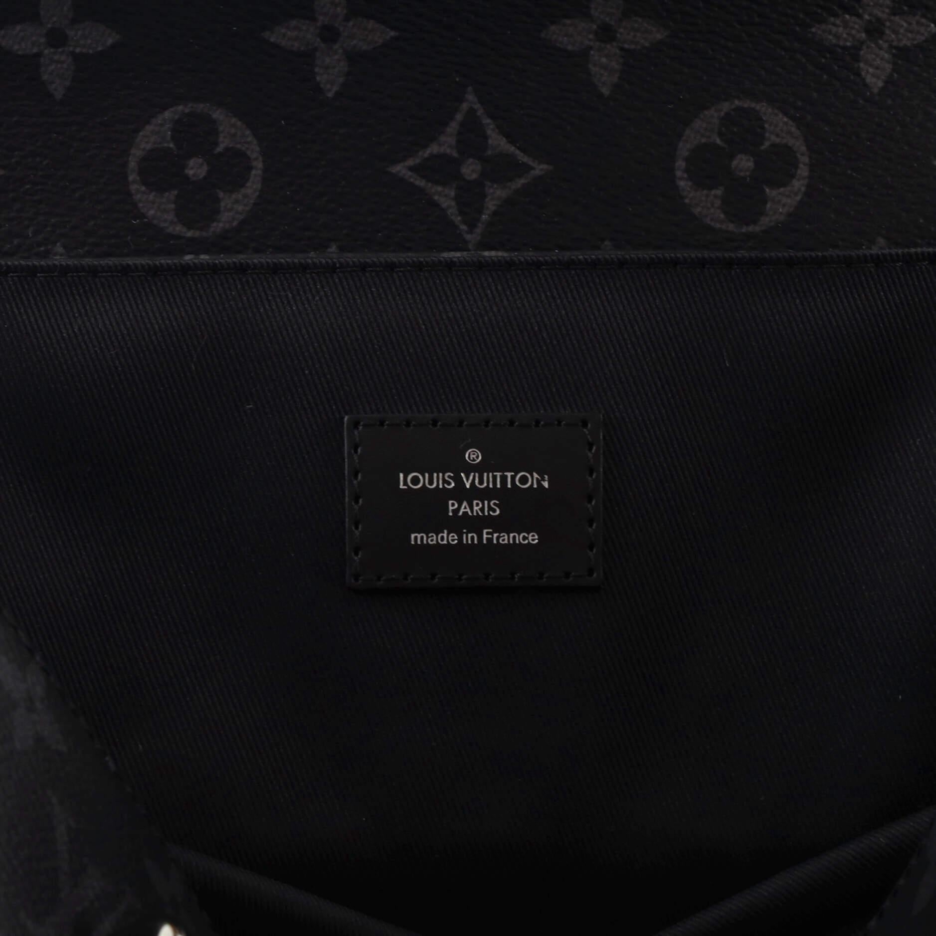 Louis Vuitton Steamer Backpack Monogram Eclipse Canvas In Good Condition In NY, NY
