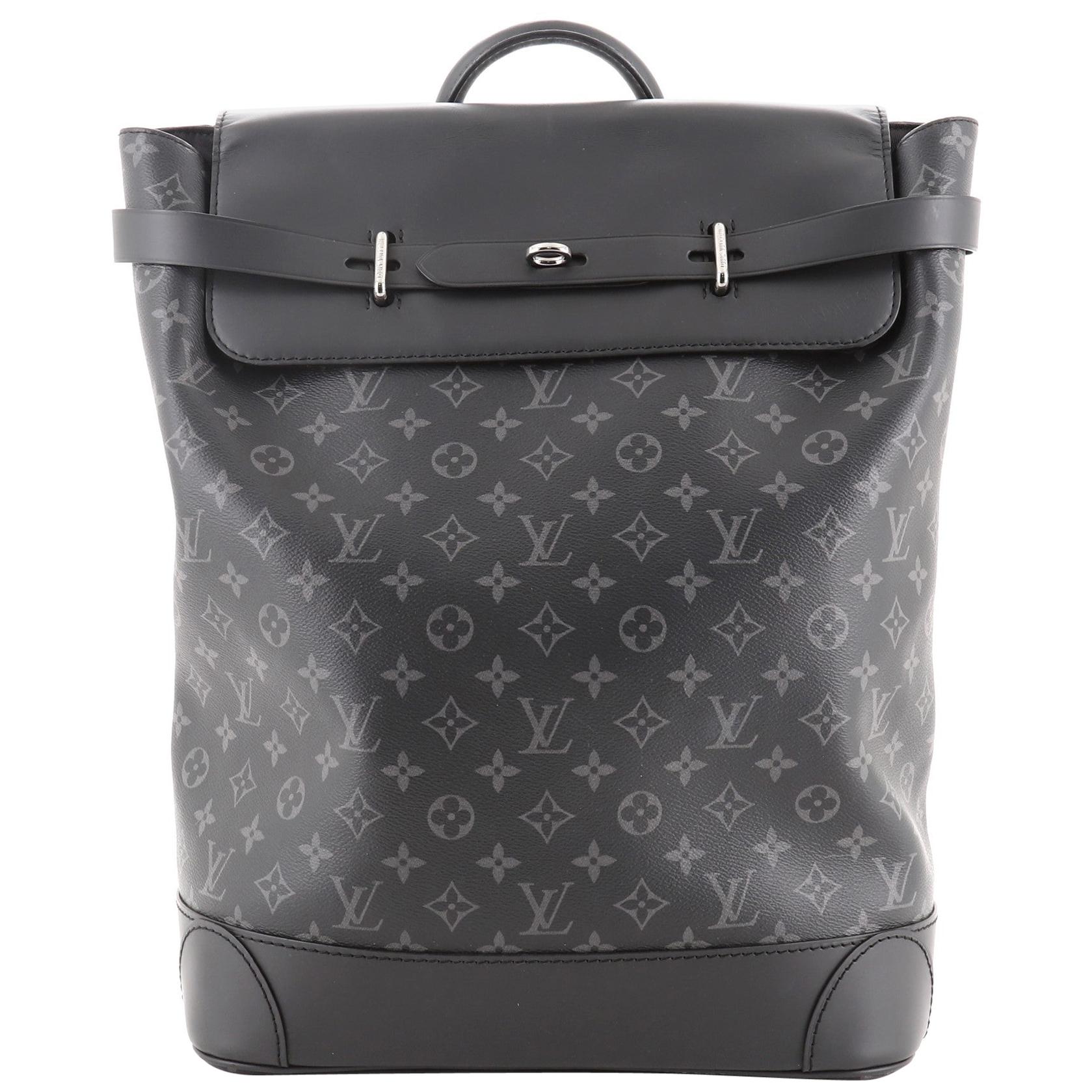 Louis Vuitton Steamer Backpack Monogram Eclipse Canvas