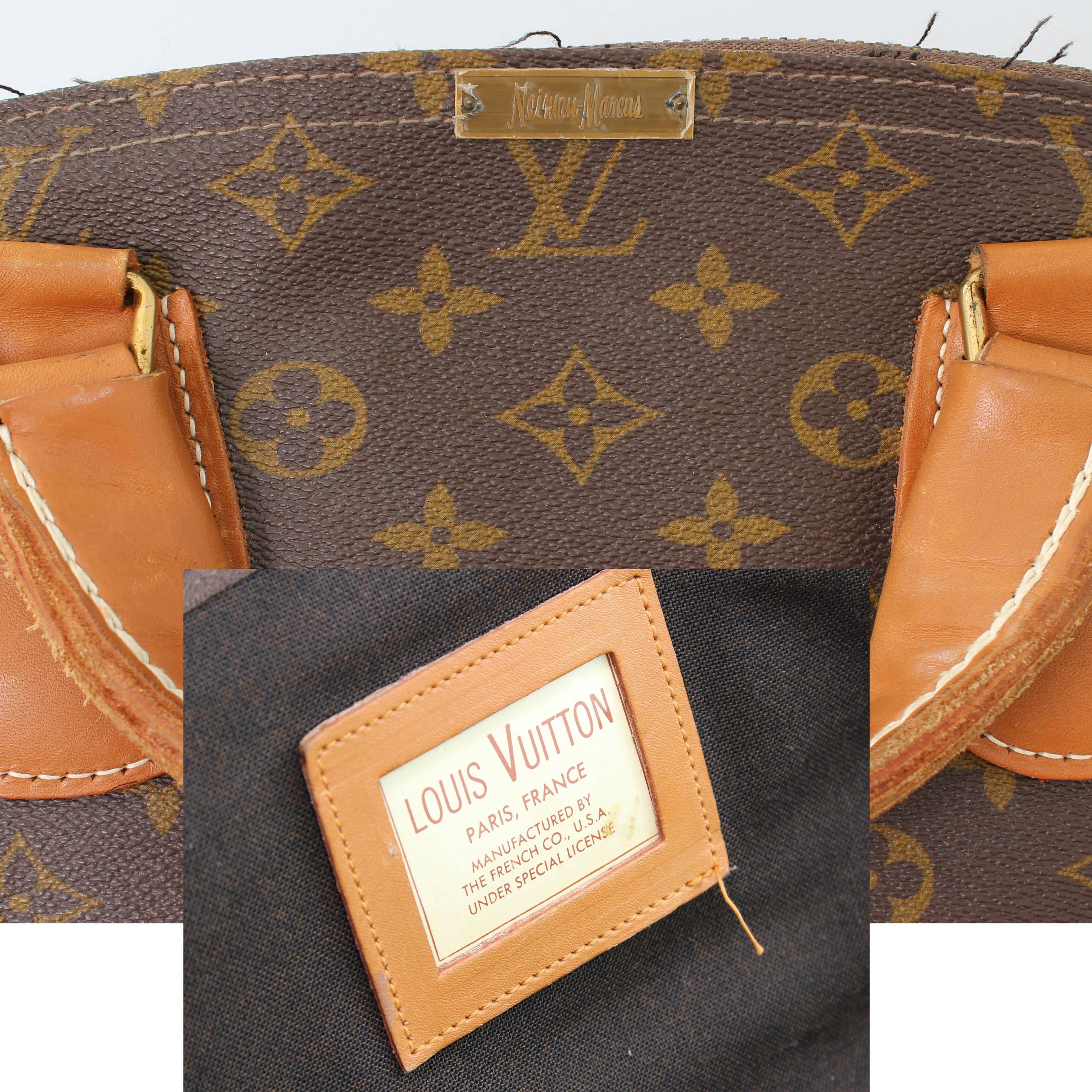 Louis Vuitton Steamer Bag Large Monogram Travel Tote Keepall Neiman Marcus 70s 2