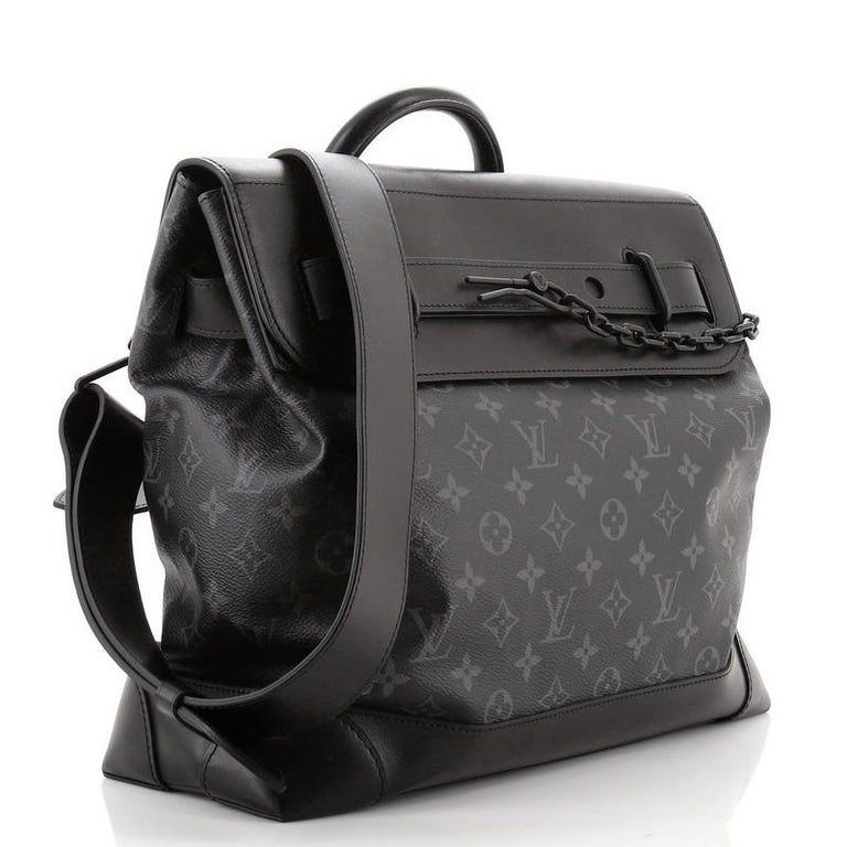 Louis Vuitton, Bags, Louis Vuitton Monogram Eclipse Steamer Messenger Bag