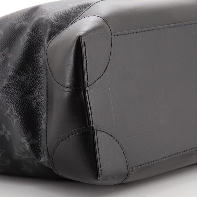 Black Louis Vuitton Steamer Bag Monogram Eclipse Canvas PM