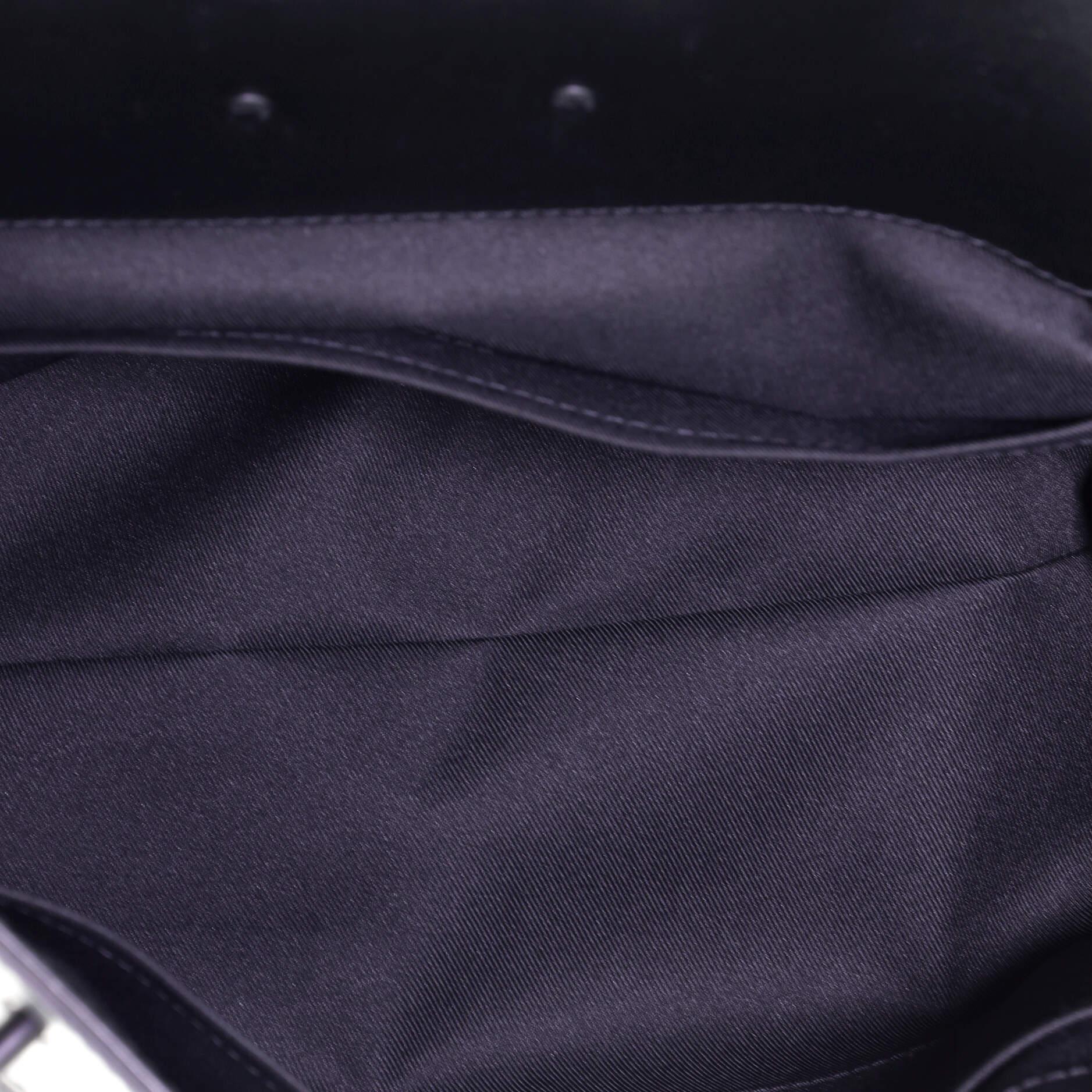 Noir Louis Vuitton - Sac à vapeur Monogramme Taurillon en cuir PM